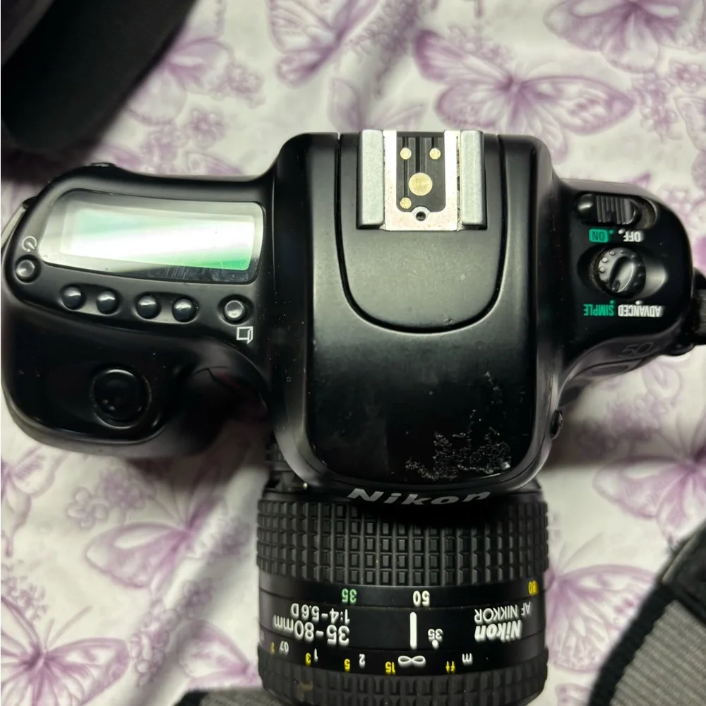 Vintage Nikon N50 SLR 35mm Film Camera
